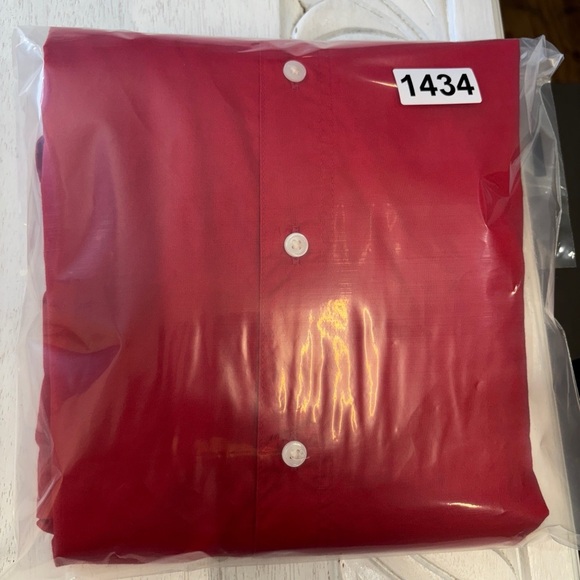 Banana Republic Button Down Shirt Red M Cotton? Collared Long Sleeve - Picture 6 of 6